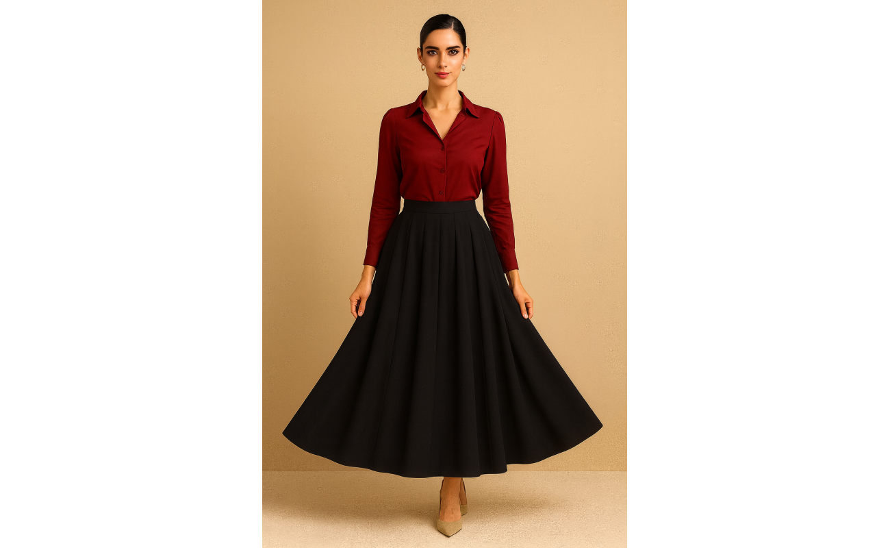 Free Size Black Skirt
