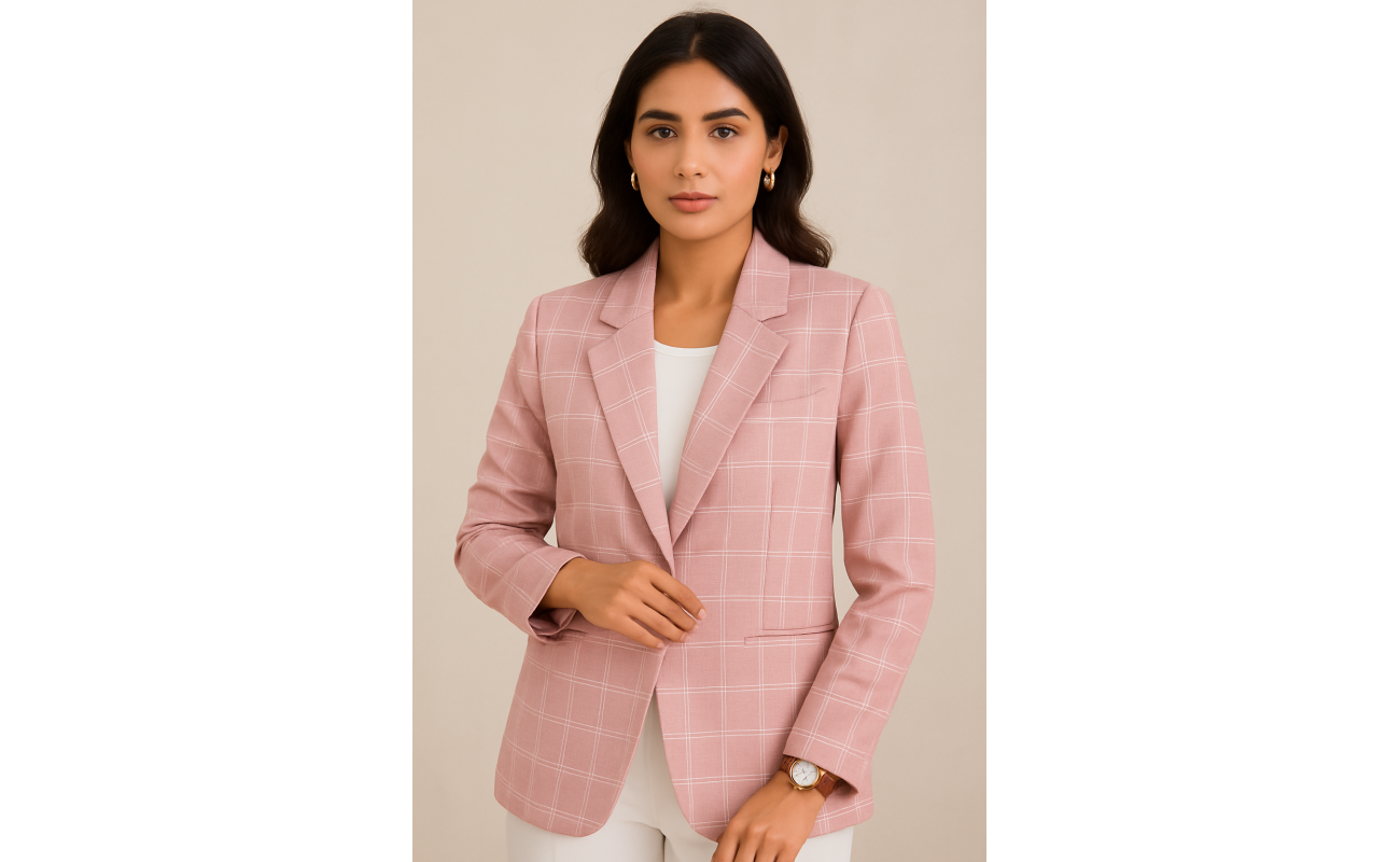 Blush pink women’s blazer