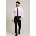 Classic black dress pants men
