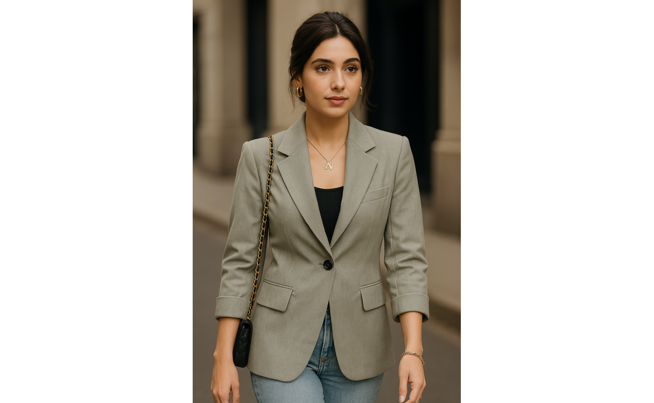 Olive Aura Blazer