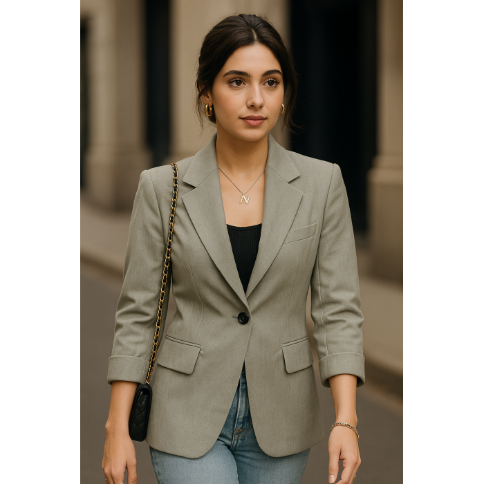 Olive Aura Blazer