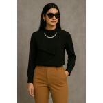 Midnight Noir Elegance Top