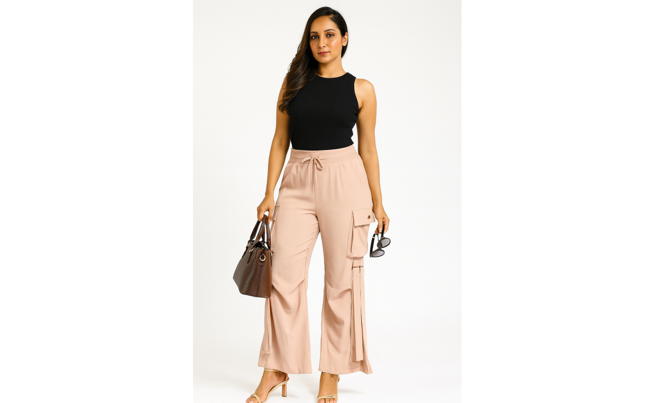Tea pink cargo pants