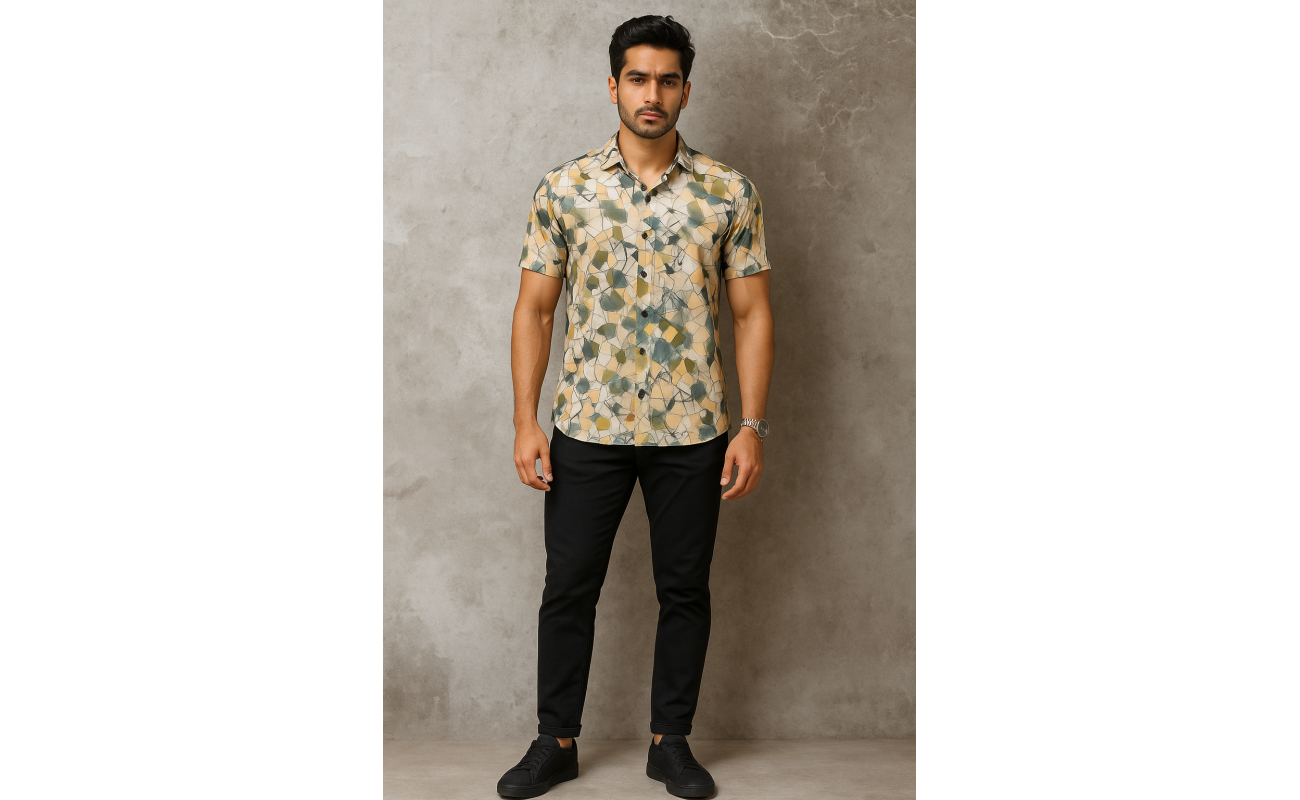 men’s half sleeve shirt