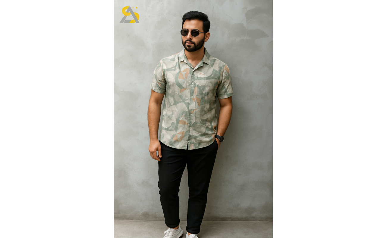 men’s half sleeve shirt