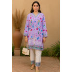 lilac floral coord set