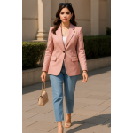 Blush pink women’s blazer