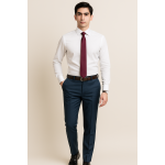 Midnight blue dress pants men