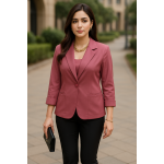 Rosé Luxe Blazer