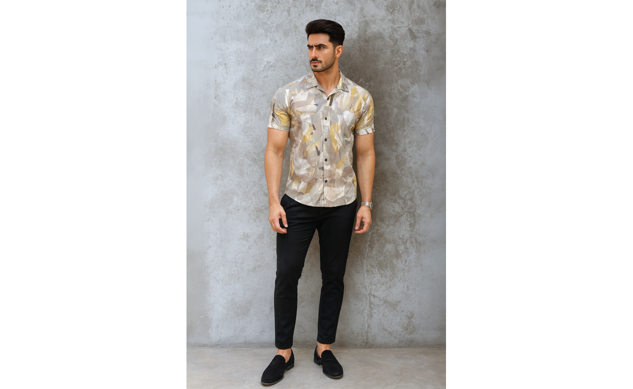 men’s half sleeve shirt