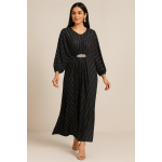 Elegant black party kaftan